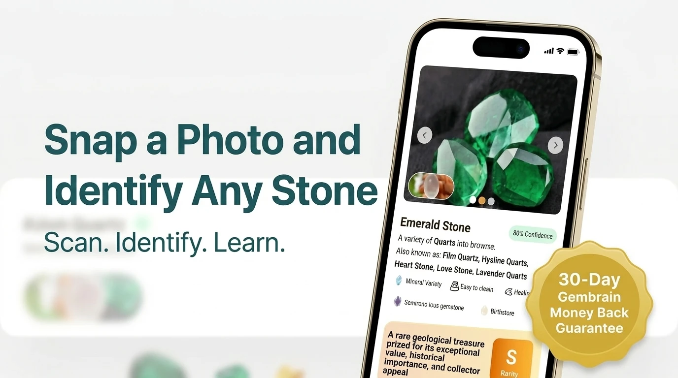 Snap a photo and identify any stone with GemBrain